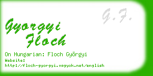 gyorgyi floch business card